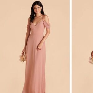 Birdy Grey Dusty Rose Devin No Slit Dress